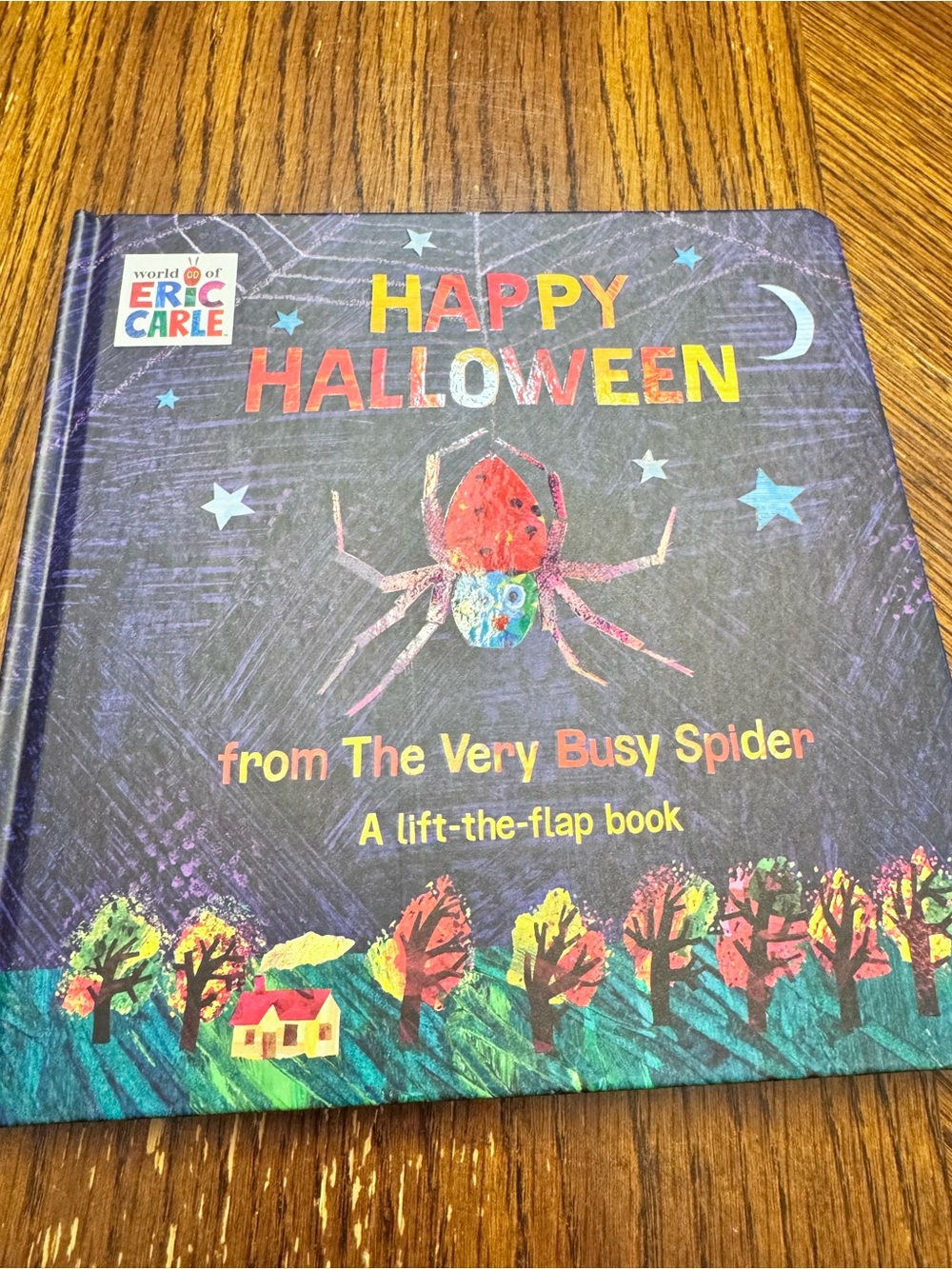 Eric Carle Happy Halloween from The Very Busy Spider - Purple Lift-the-Flap Book